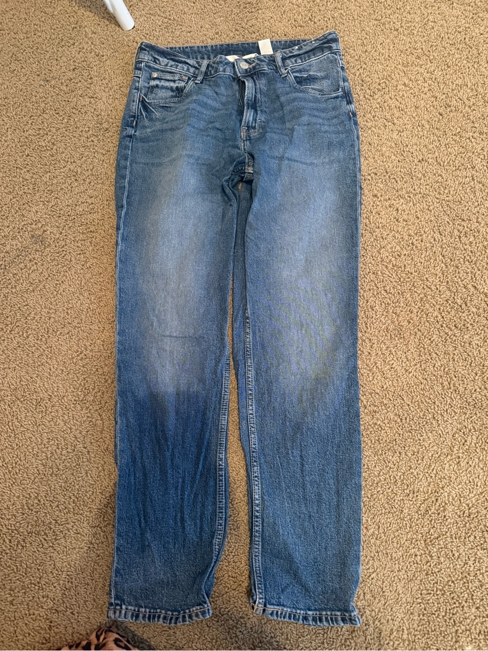 H&M Boys Blue Straight-Leg Denim Jeans